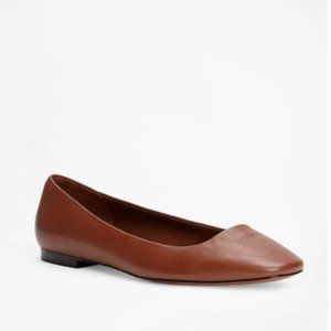 Squared toed brooks brothers flats!